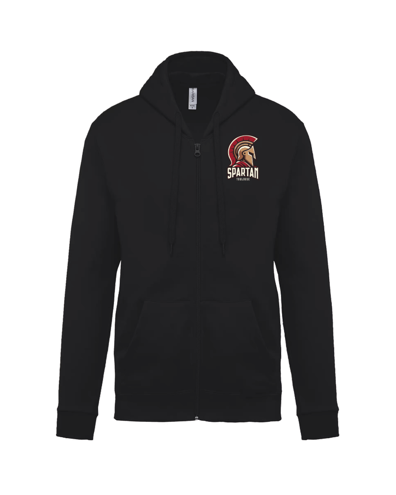 Sweat à capuche Full Zip Unisexe Spartan Toulouse - Akka Sports