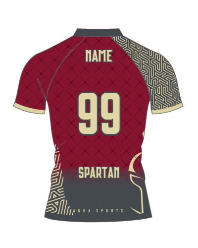 Maillot sublimé Spartan Toulouse dos