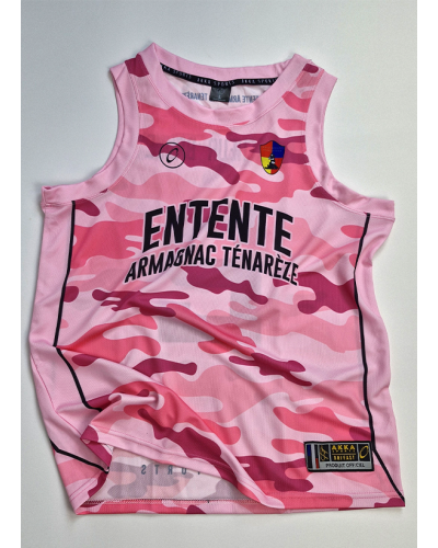 Maillot Basket Pink Edition DriFast ENTENTE ARMAGNAC TENAREZE OVALIE - Akka Sports 1