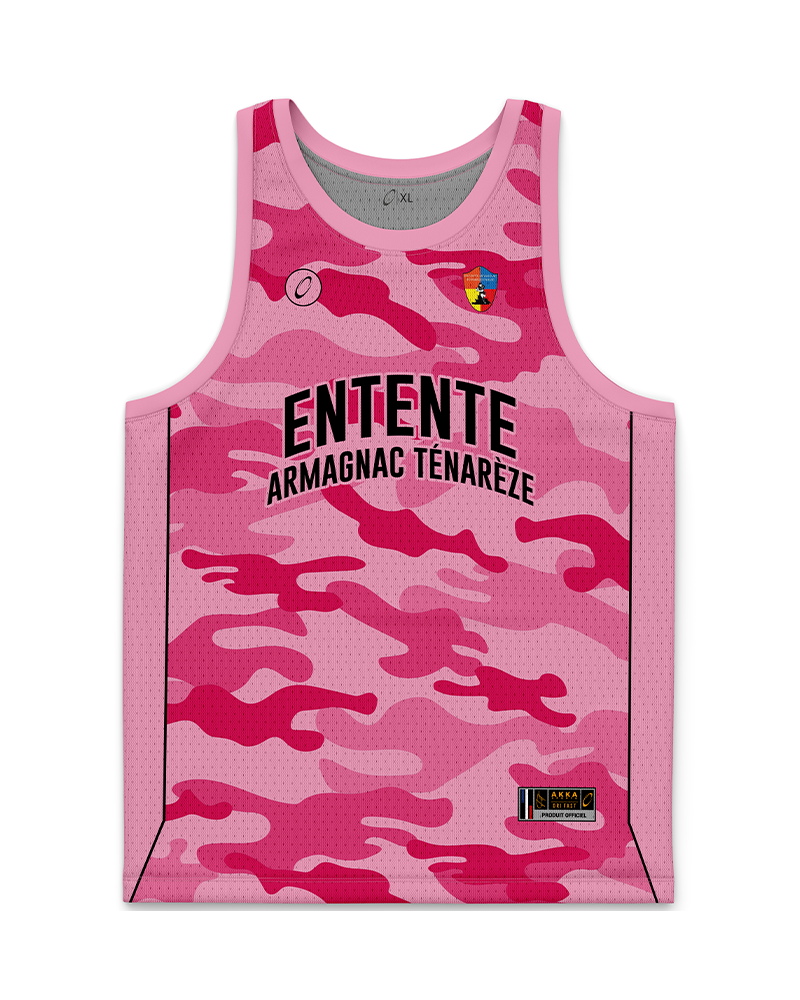 Maillot Basket Pink Edition DriFast ENTENTE ARMAGNAC TENAREZE OVALIE - Akka Sports