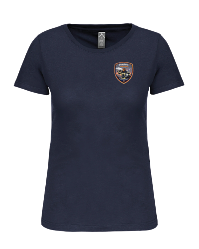 Tee-shirt Coton Femme Pompiers Aérogare Toulouse - Akka Sports