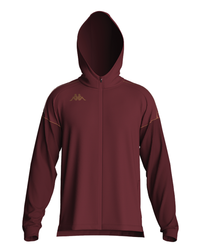 Hoodie Zip Training Mevolo bordeaux - Kappa