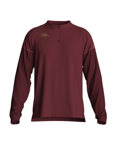 Sweat Quaterzip Massolo bordeaux - Kappa