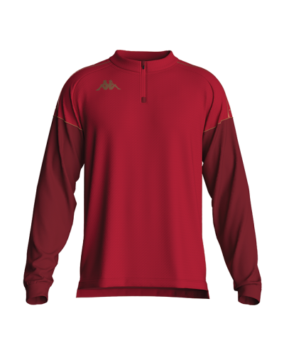 Sweat Quaterzip Massolo rouge - Kappa