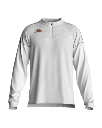 Sweat Quaterzip Massolo blanc - Kappa