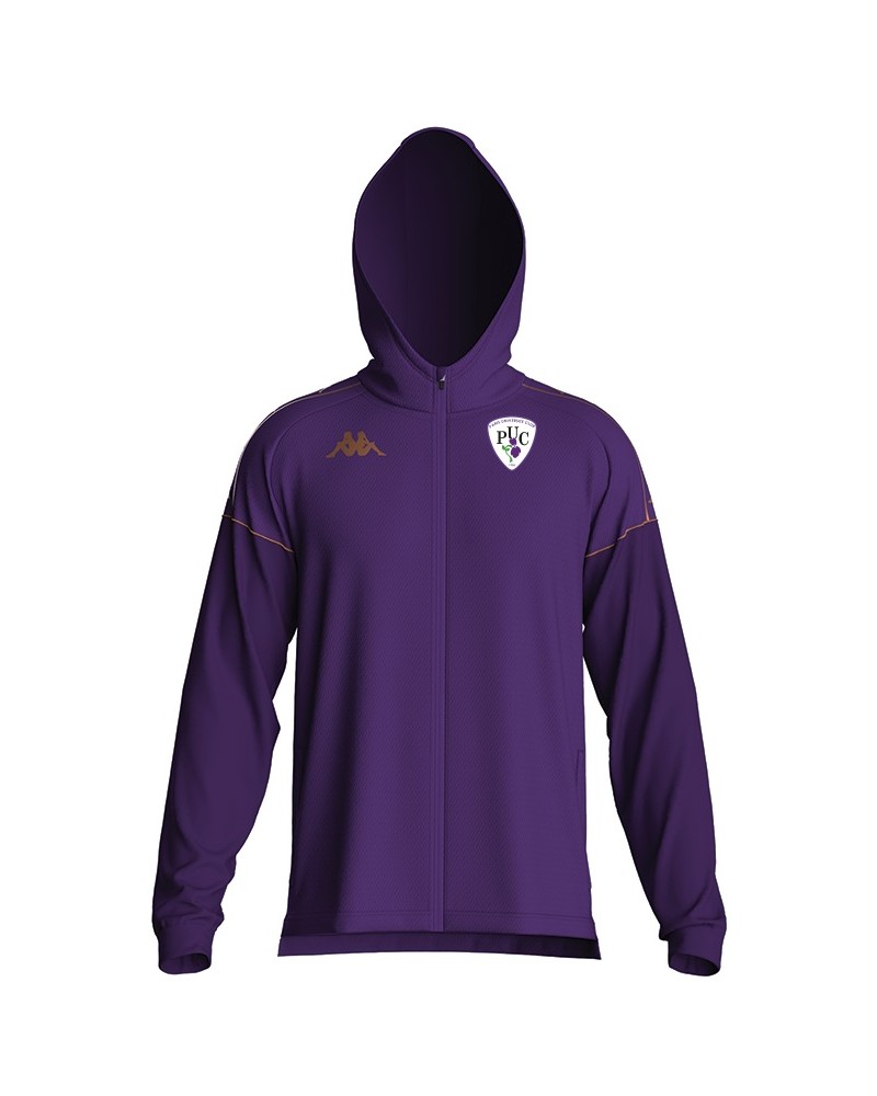 Hoodie Zip Training Mevolo PUC RUGBY - Kappa