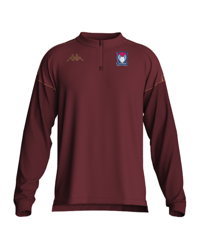 Sweat Quaterzip Massolo bordeaux LUC RUGBY - Kappa