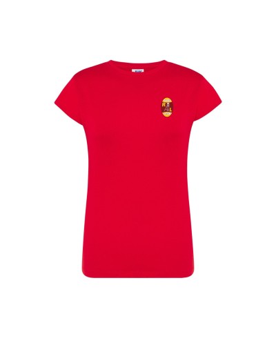 T-SHIRT COTON FEMME RC LENSOIS ROUGE
