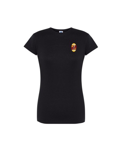 T-SHIRT COTON FEMME RC LENSOIS NOIR