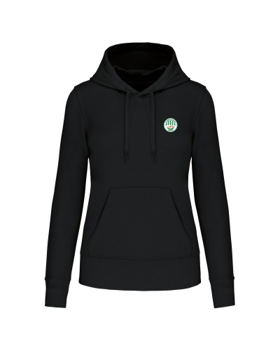 KARIBAN HOODIE NOIR FEMME ASVM VILLIERS-LE-MAHIEU PAR AKKA SPORTS K4028
