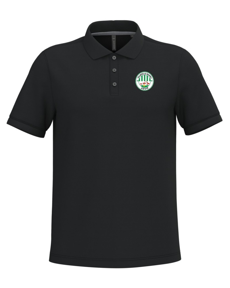 Polo Kariban K241 NOIR ASVM VILLIERS-LE-MAHIEU AKKA SPORTS