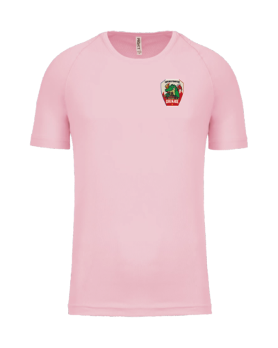 Tee-shirt Training Octobre Rose Pompiers Grenade - Akka Sports