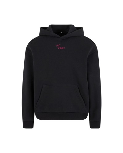 SWEAT OVERSIZE ALL PINKS NOIR FACE