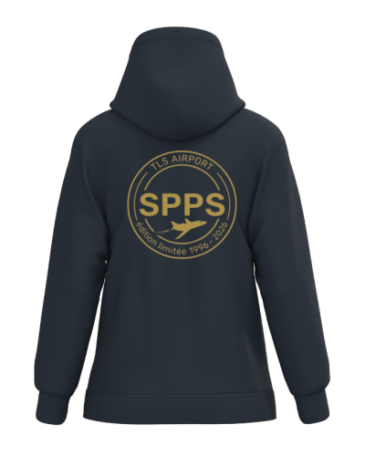 Hoodie Lifestyle Femme Coton Pompiers Aérogare Toulouse - Akka Sports