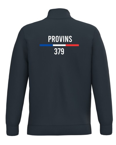 Sweat-shirt col zippé SP PROVINS - Akka Sports dos