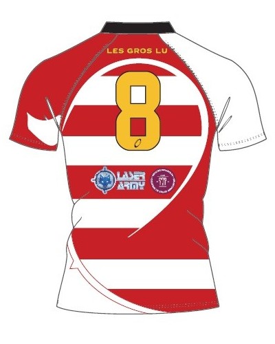 Maillot rugby sublimé Elite FFSE Les Gros Lu - Akka sports