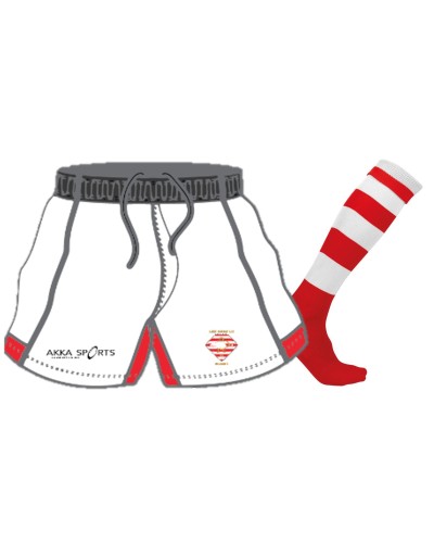 Pack Short chaussettes Les Gros Lu FFSE Rugby par Akka Sports